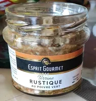 Terrine rustique au poivre vert