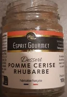 pomme cerise rhubarbe