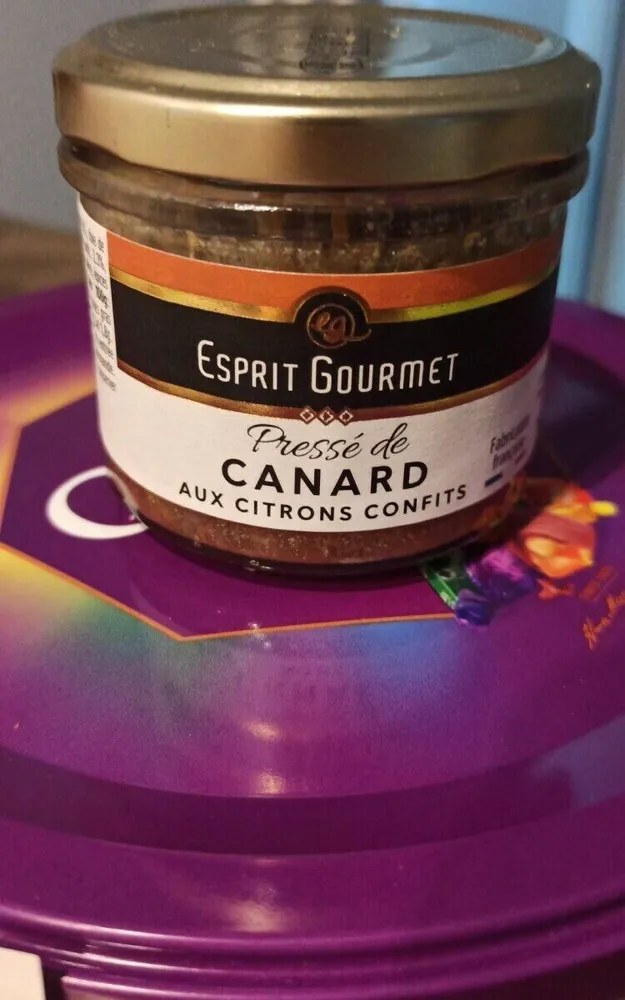 Pressé de canard aux citrons confits