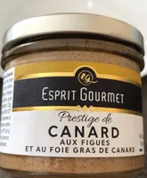 Prestige de Canard aux figues et foie  gras de canard
