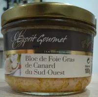 Bloc de foie gras de canard du sud-est