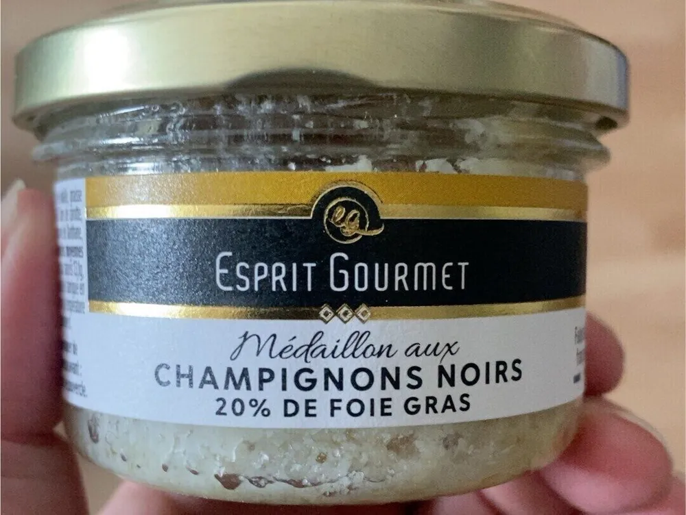 Médaillon aux champignons noirs 20% de foie gras