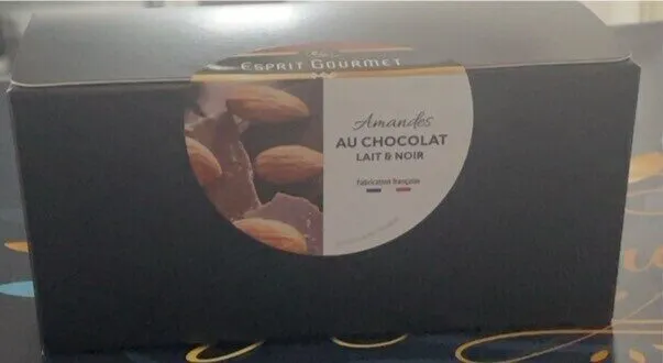 Amandes au chocolat lait et noir