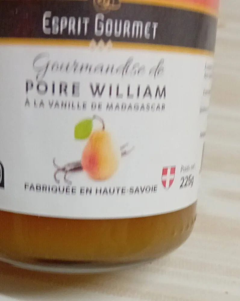 Confiture poire William