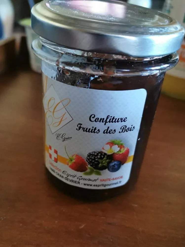 Confiture fruits des bois