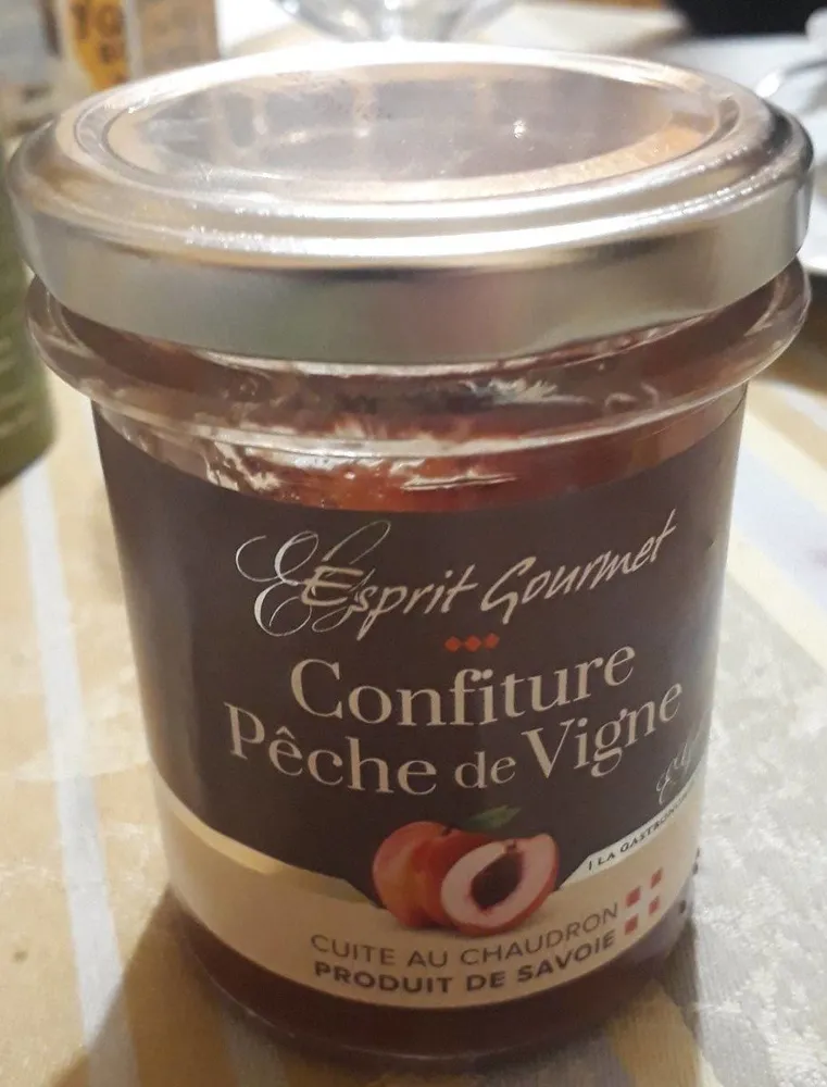 Confiture de pêche de vignes