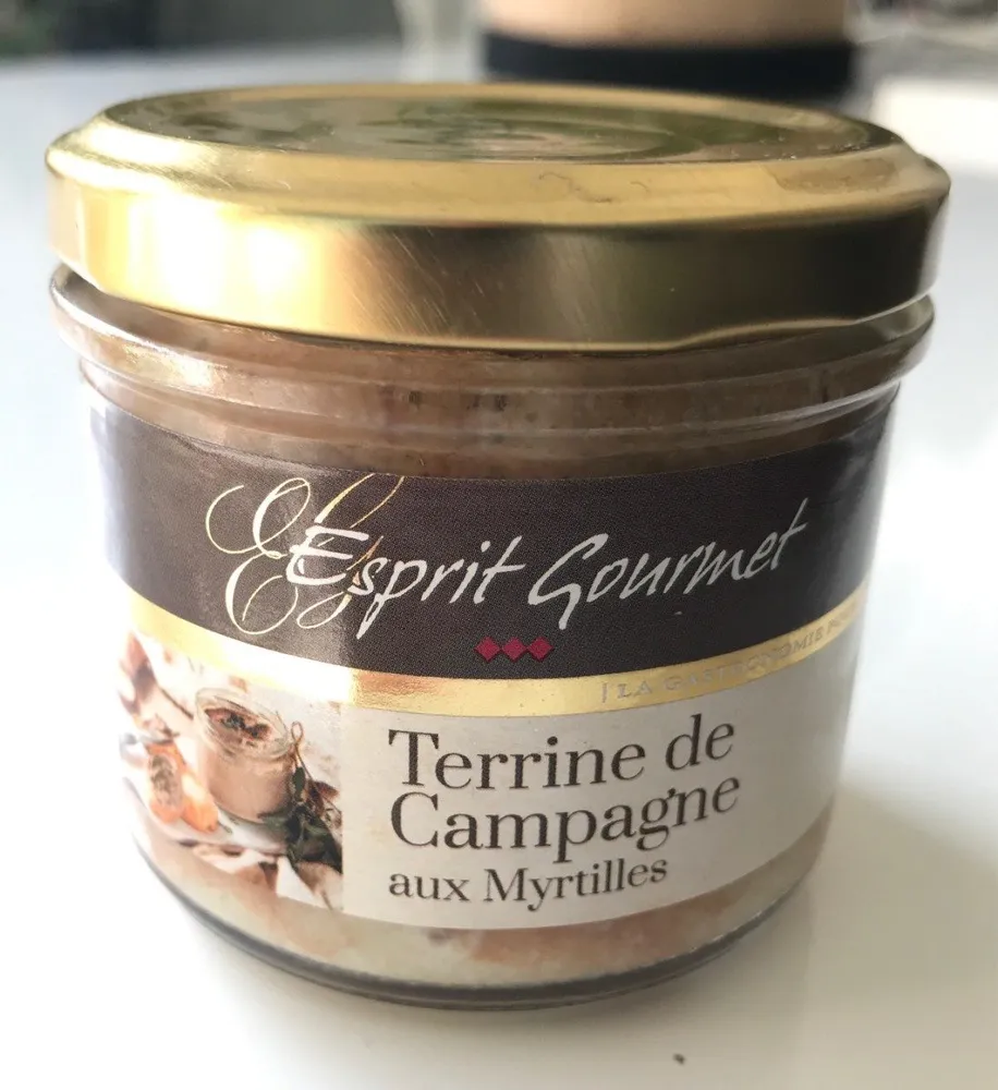 Terrine de Campagne aux myrtilles