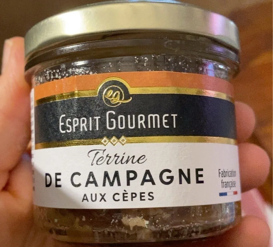 Terrine de campagne aux cèpes