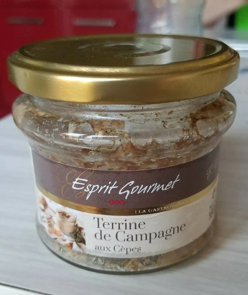 Terrine de campagne  aux cèpes