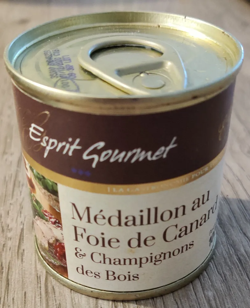 Médaillon au Foie de Canard & Champignons des Bois