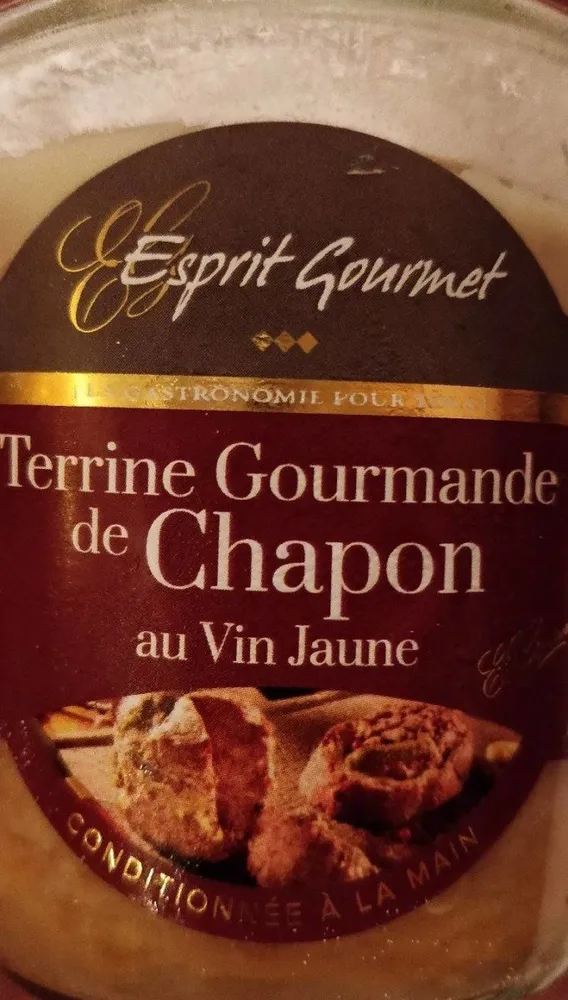 Terrine Gourmande de chapon au vin jaune