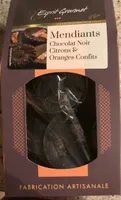 Mendiants chocolat noir