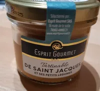 Tartinable de Saint Jacques et ses petits légumes