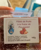 Pâtes de fruits à la fraise de Plougastel