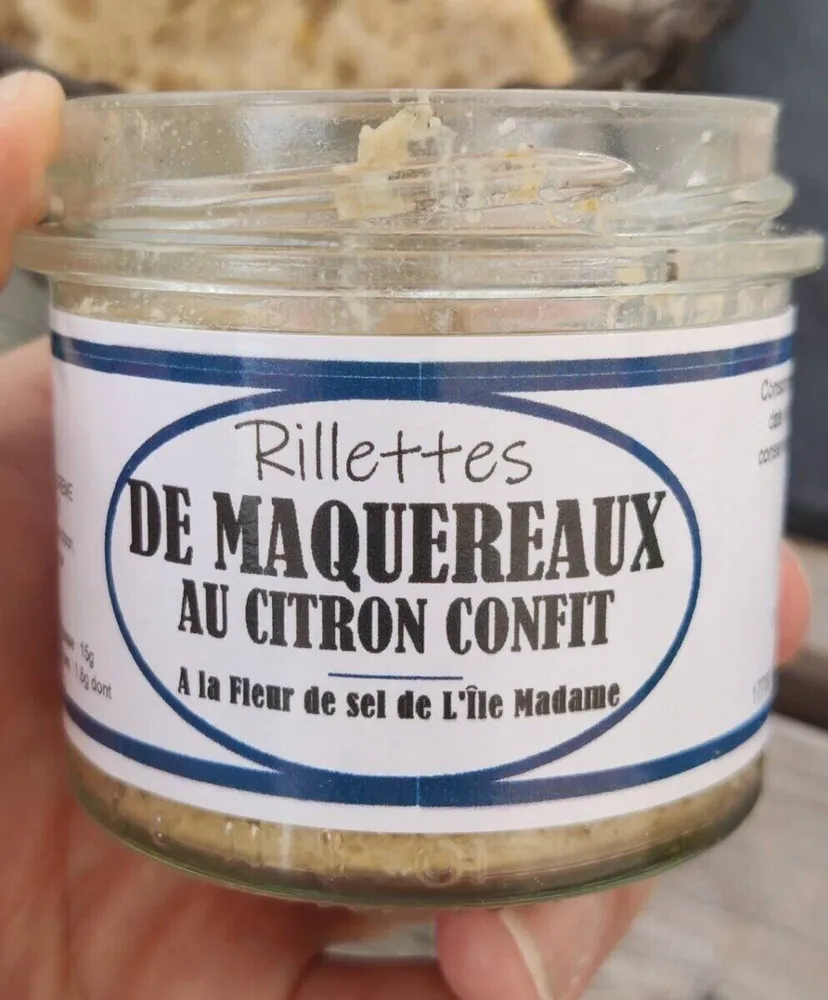 Rillettes de maquereaux au citron confit