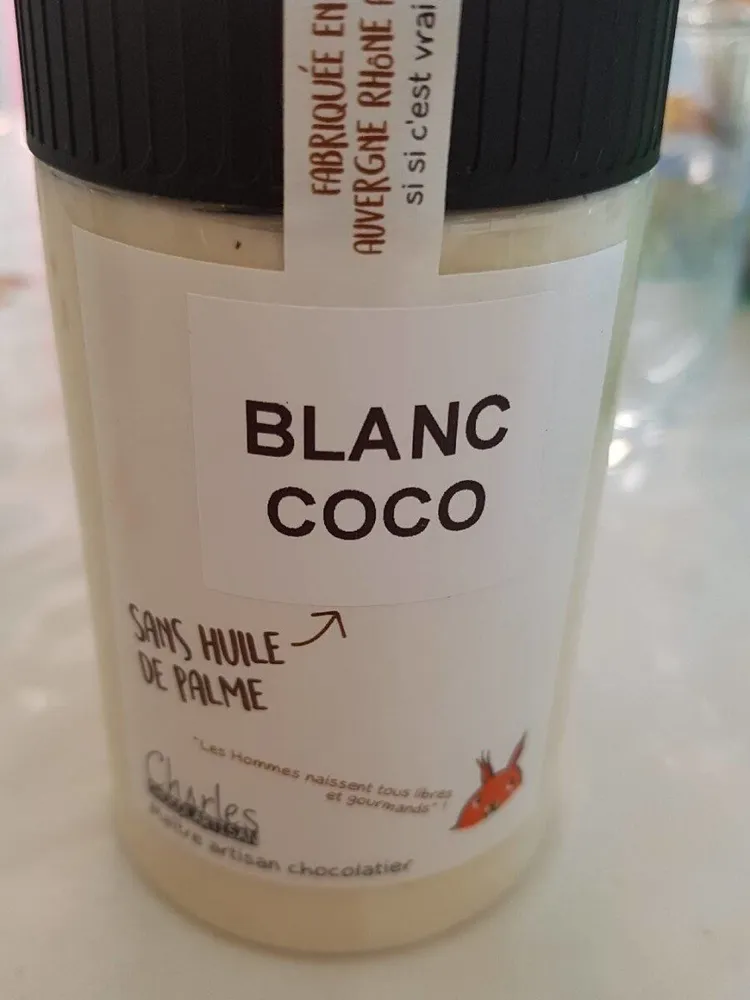 Pâte à tartiner chocolartisan blanc coco