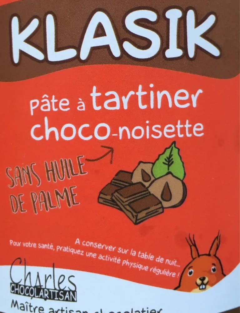Pâte à tartiner choco noisette KLASIK