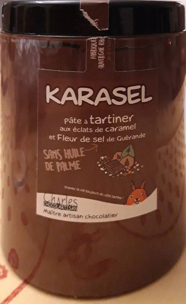 Pâte à tartiner aux éclats de caramel et fleur de sel