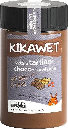 Kikawet - Pâte à tartiner choco-cacahuètes