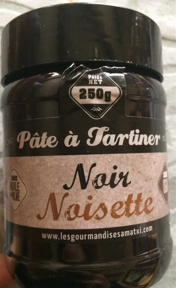 Pate a tartiner noir noisette