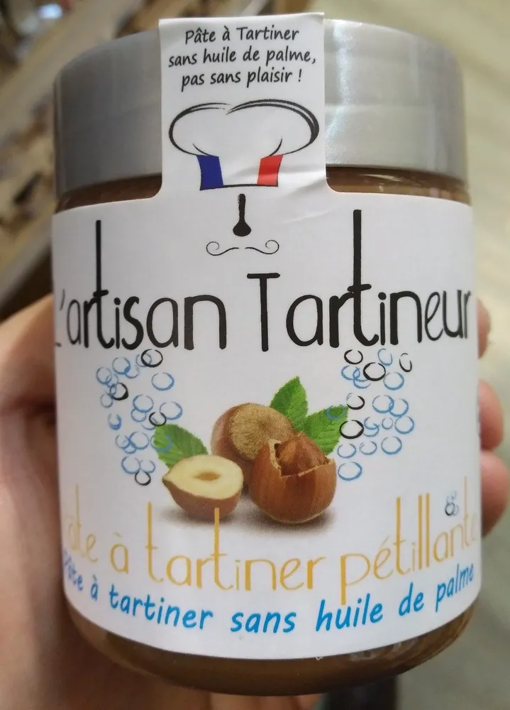 Pâte à tartiner pétillante