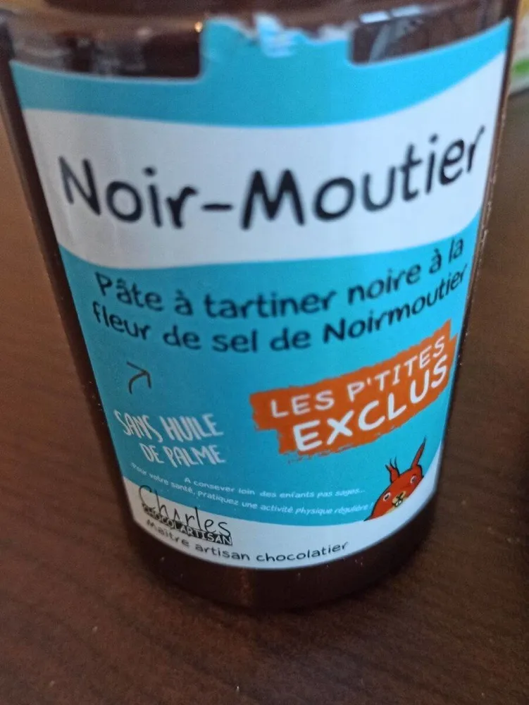 Pâte à tartiner noir à la fleur de sel