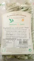 Tagliatelles aux oeufs gouter pesto