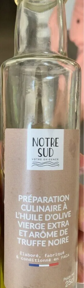 Préparation culinaire à l’huile d’olive extra et truffe noire