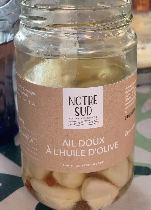 Ail doux à l’huile dolive
