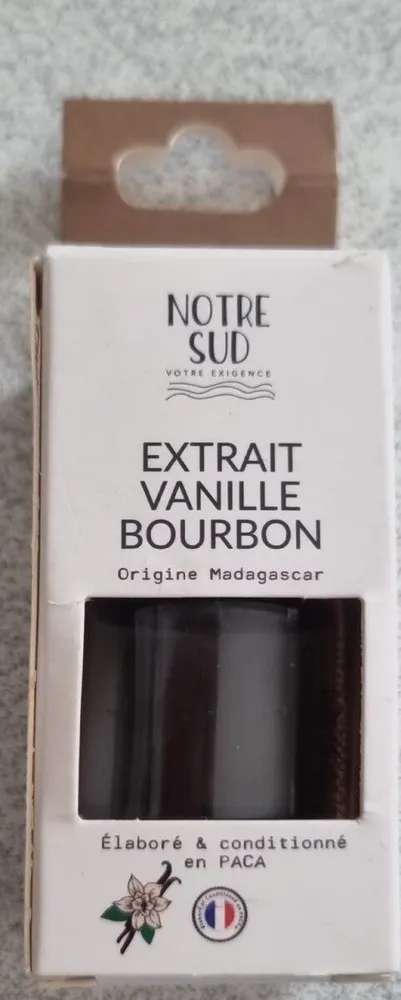 EXTRAIT VANILLE BOURBON Origine Madagascar