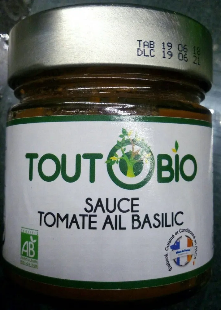Sauce Tomate Ail Basilic