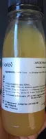 Jus de fruit orange fraise