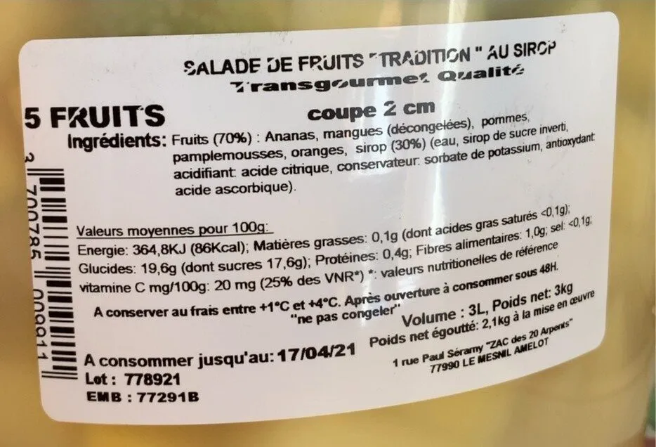Salade de fruit