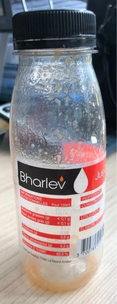 Jus d'orange-Fraise