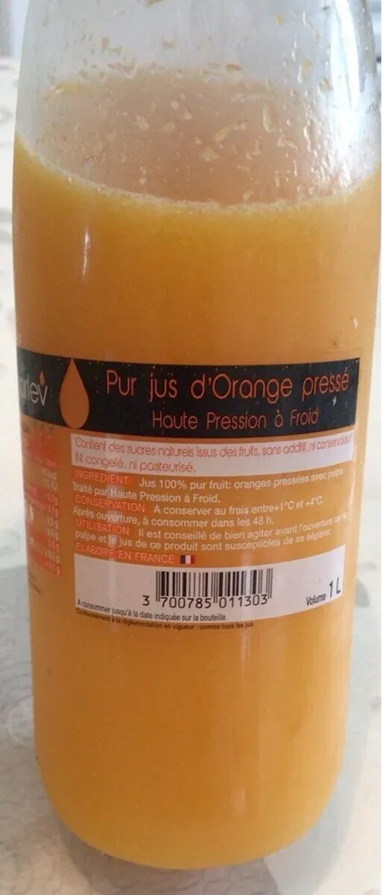 Pur jus d’Orange Pressé