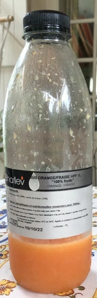 Jus d’orange/fraise HPF 1L