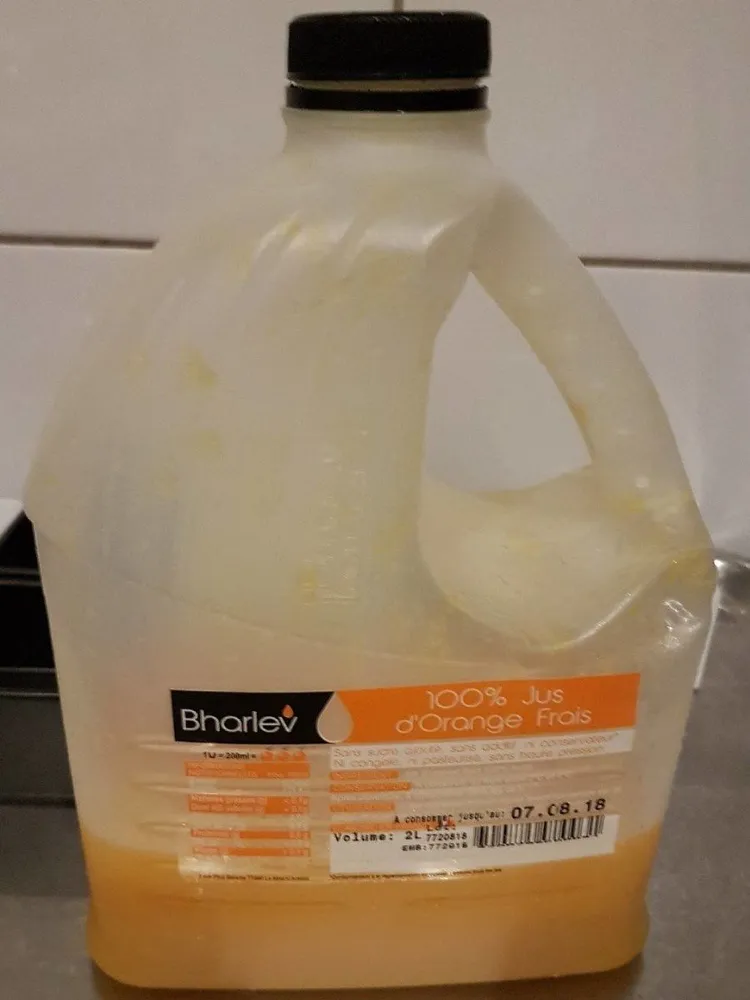 100 % Jus d'Orange Frais