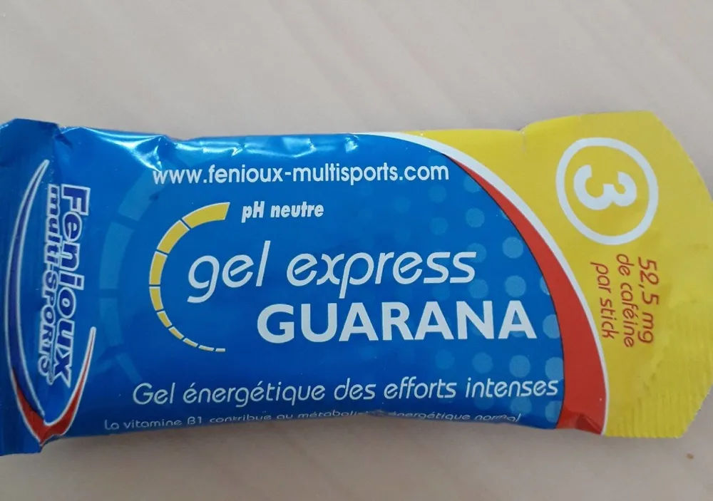 Gel express guarana
