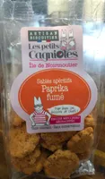 Sablés apéritifs paprika fumé