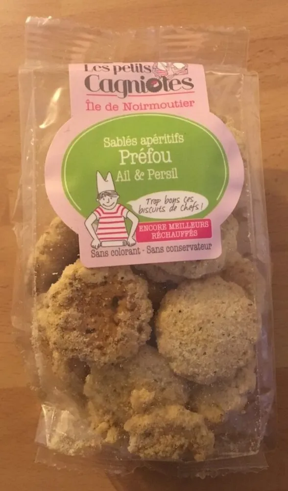 Sable prefou ail et persil