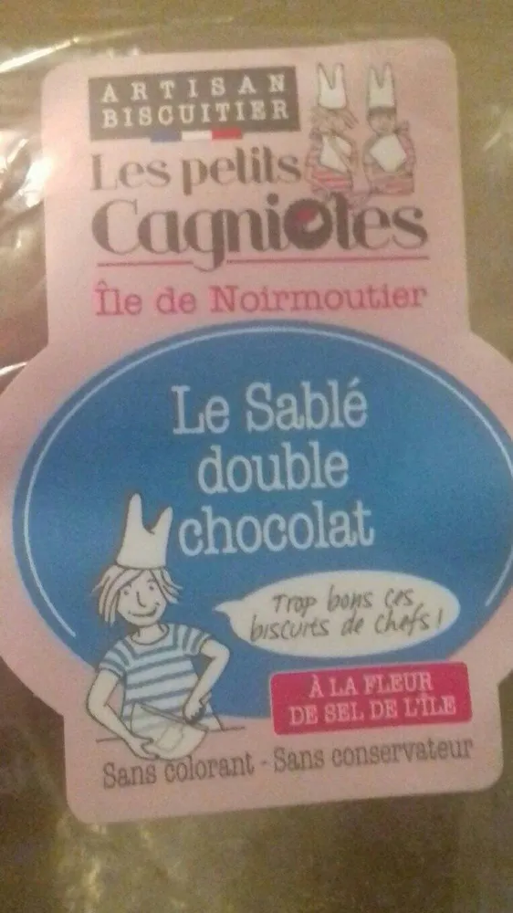 Sablé double chocolat