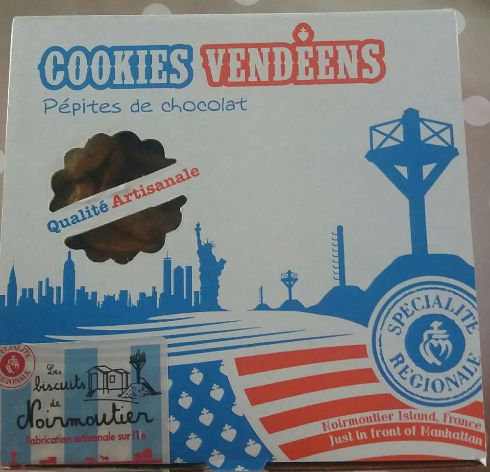 Cookies vendéens Pépites de chocolat