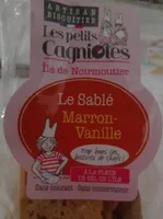 Le sablé marron vanille