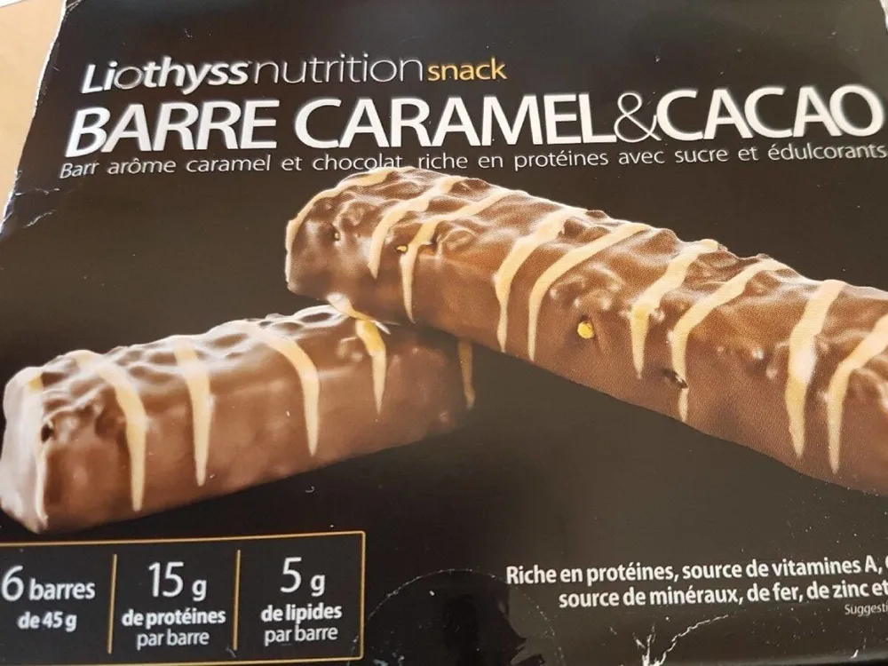 Barre caramel & cacao