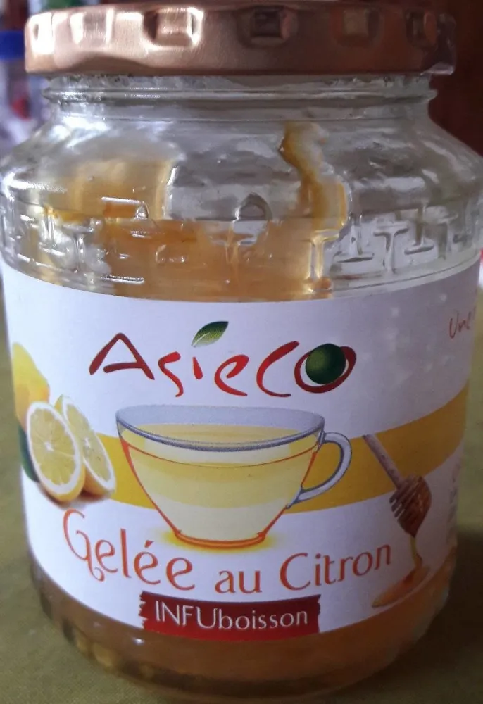 Gelée au citron infus boisson