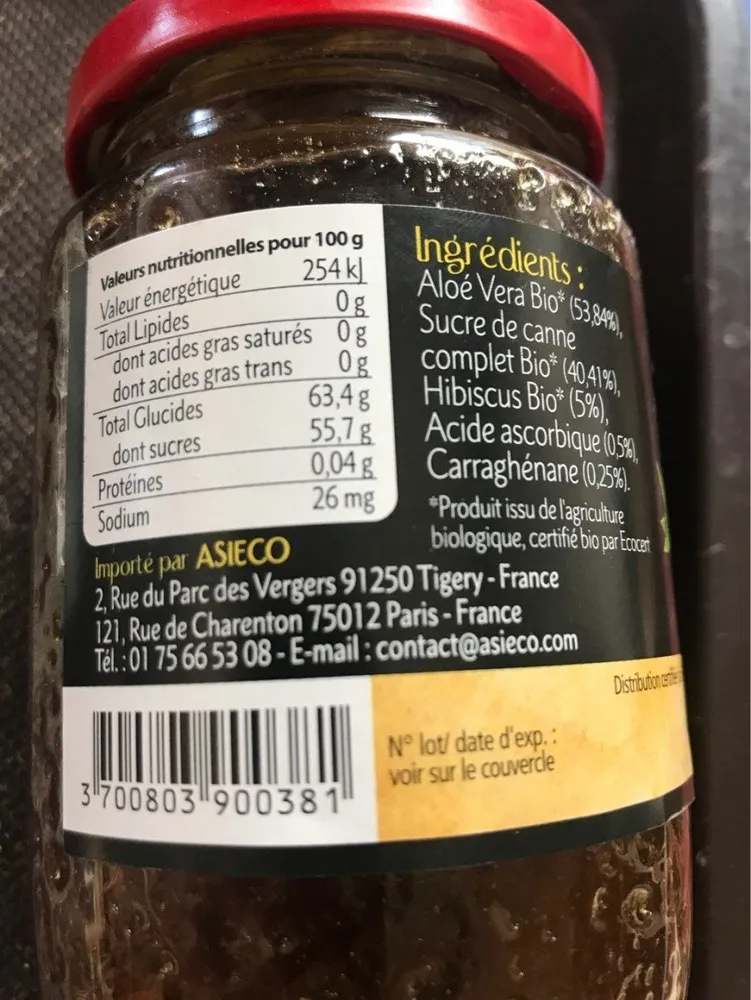 Aloé vera Hibiscus