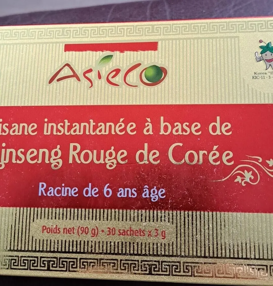 Ginseng rouge de Corée