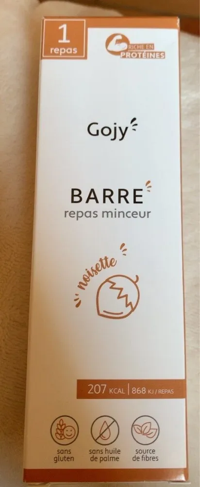 Barre repas minceur