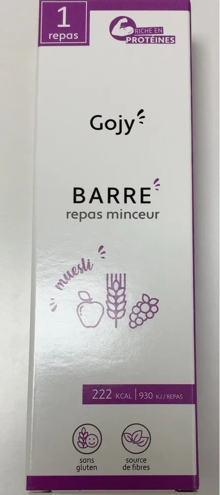 barre minceur muesli