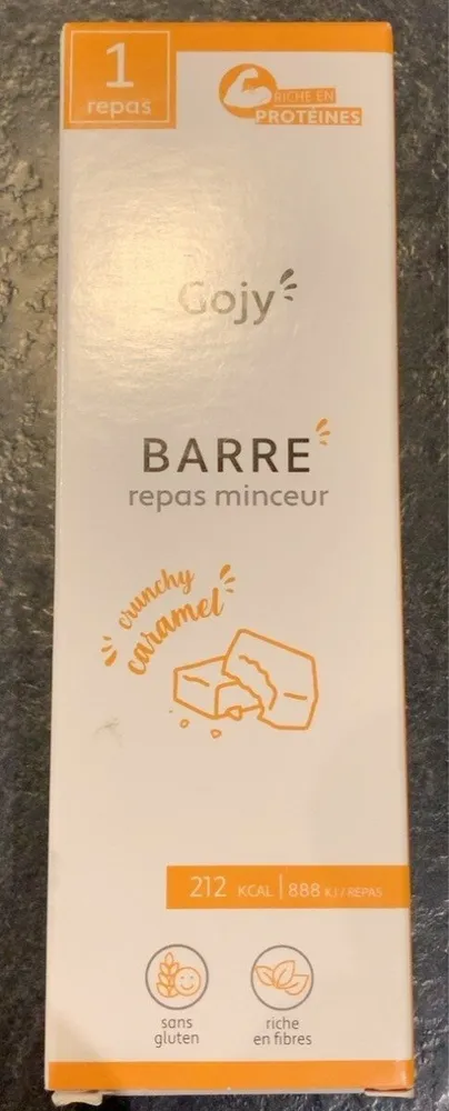 Barre repas minceur crunchy caramel